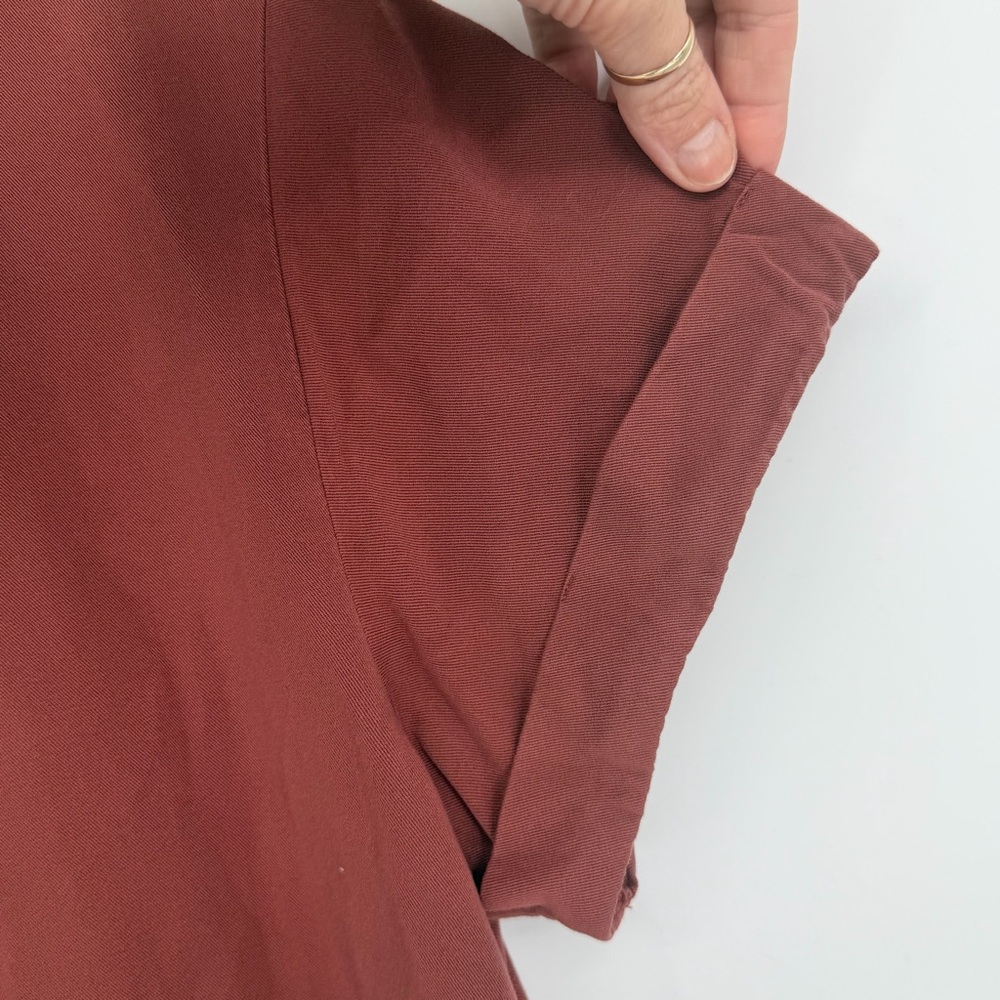 Short Sleeve Flowy T-shirt Dress with Pockets - Picture 5 of 6